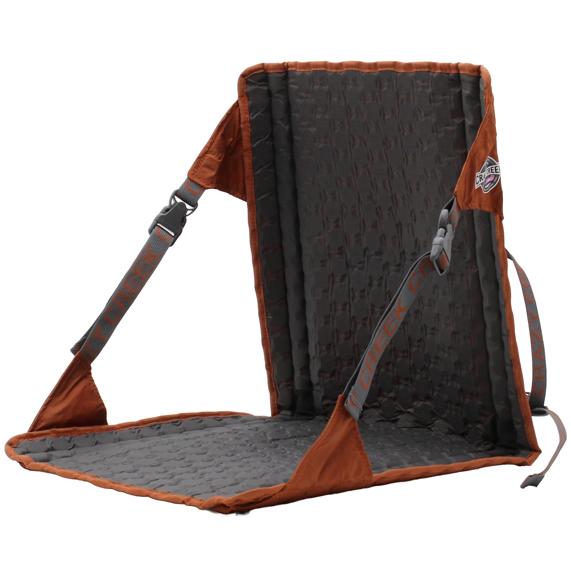 Crazy Creek HEX 2.0 PowerLounger for Day Hiking & Backpacking Trips, 250 LBS Weight Capacity, Adjustable Straps, Compact Design, Water-Resistant, Aleutian Blue/Slate