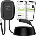 EMPORIA Level 2 EV Charger - NEMA 14-50 EVSE w/NACS, Compatible with Tesla - 48 amp EV Charger Level 2, 240v Electric Vehicle Charging Station, UL/Energy Star, 25ft Cable, Black