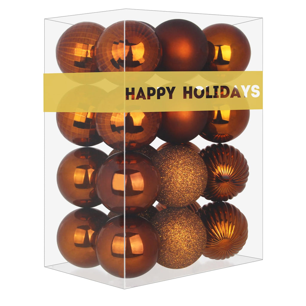 Bubblegun Pink 1.6" Small Christmas Balls Christmas Tree Decoration Ornaments Shatterproof Hanging Balls for Birthday Halloween Holiday Wedding Decorations Set of 12pcs