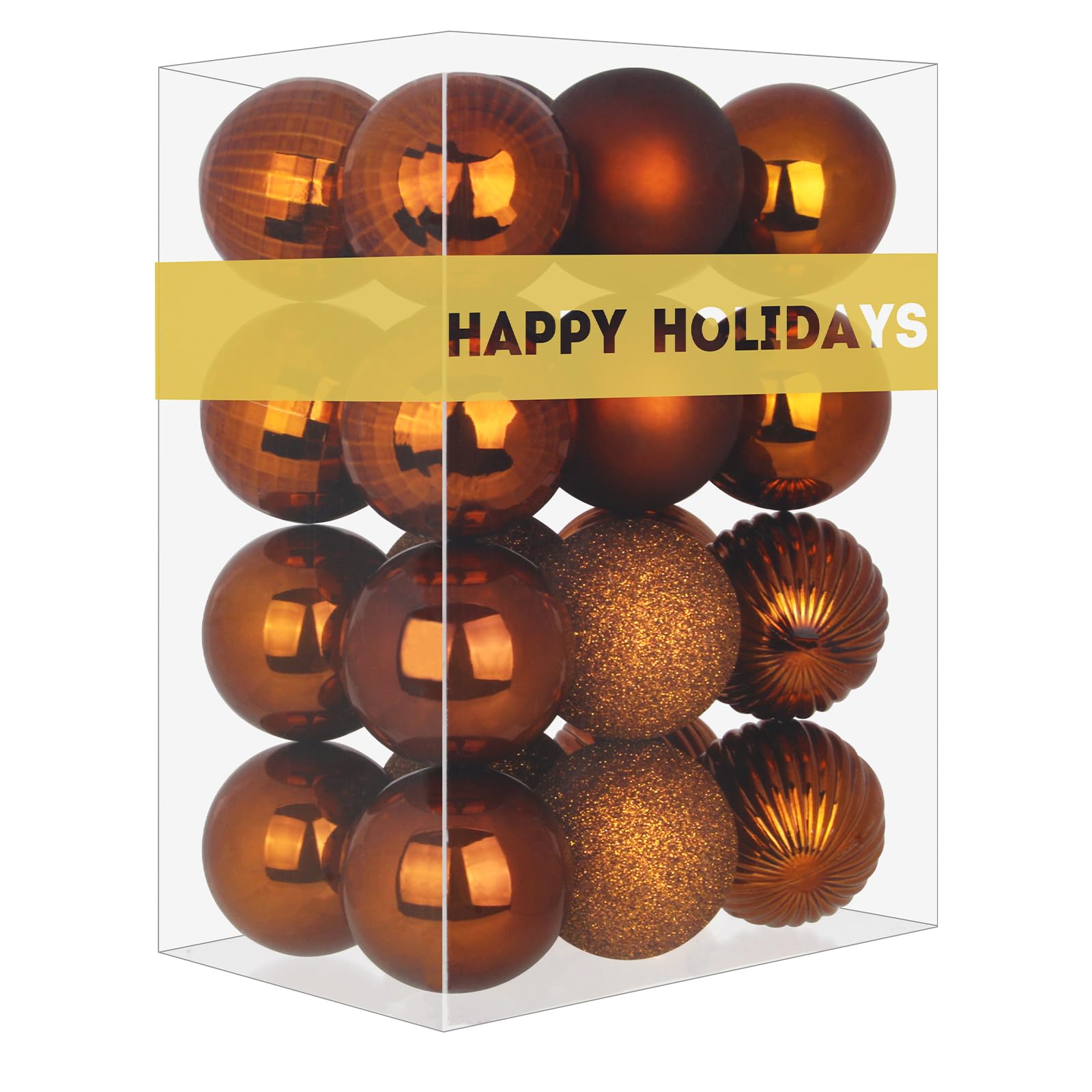 Bubblegun Pink 1.6" Small Christmas Balls Christmas Tree Decoration Ornaments Shatterproof Hanging Balls for Birthday Halloween Holiday Wedding Decorations Set of 12pcs