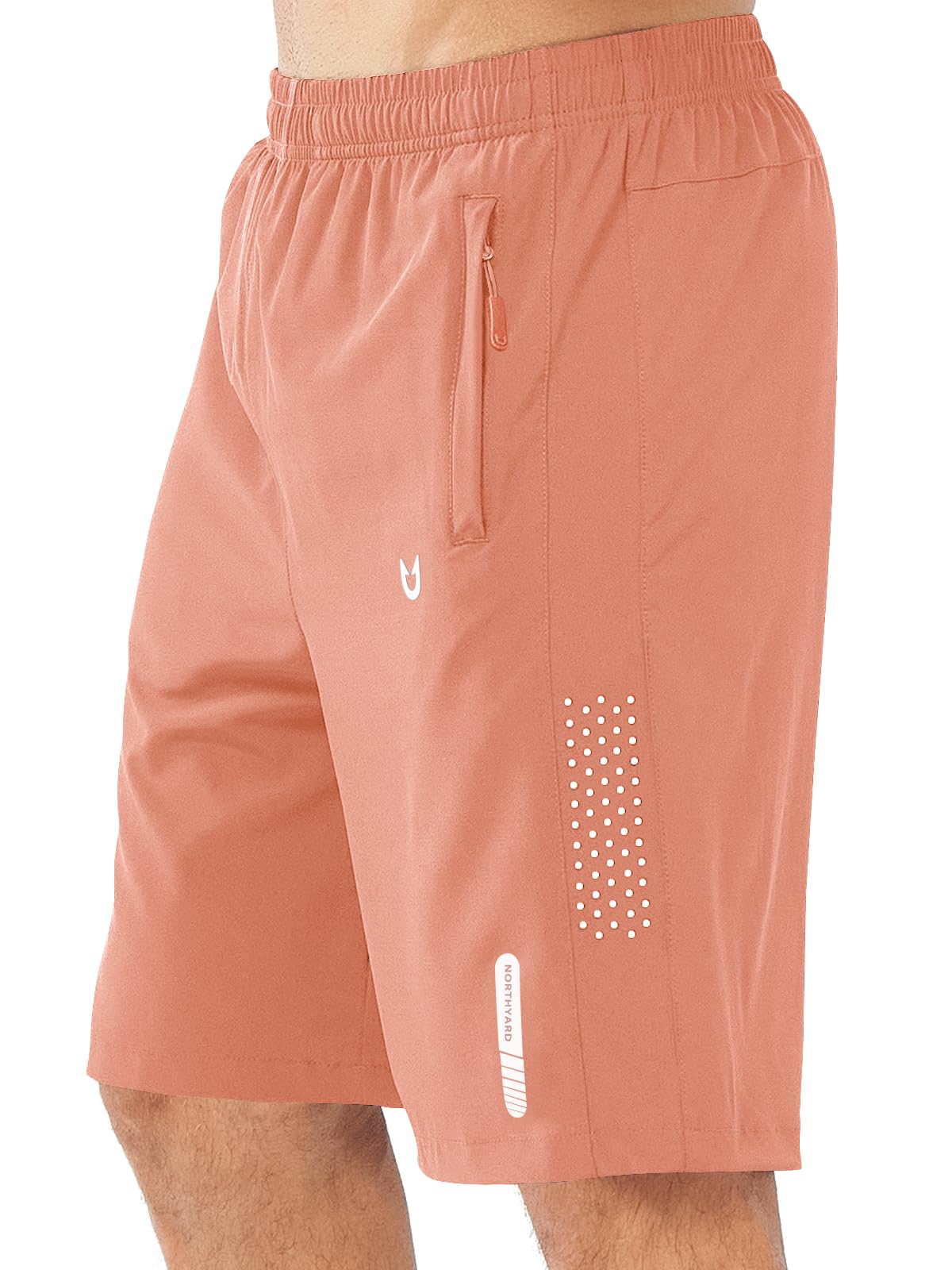 NORTHYARD Men's Athletic Running Shorts Gym Workout 7"/9"/5" Quick Dry Lightweight Sports Basketball Tennis 3 Zipper Pockets