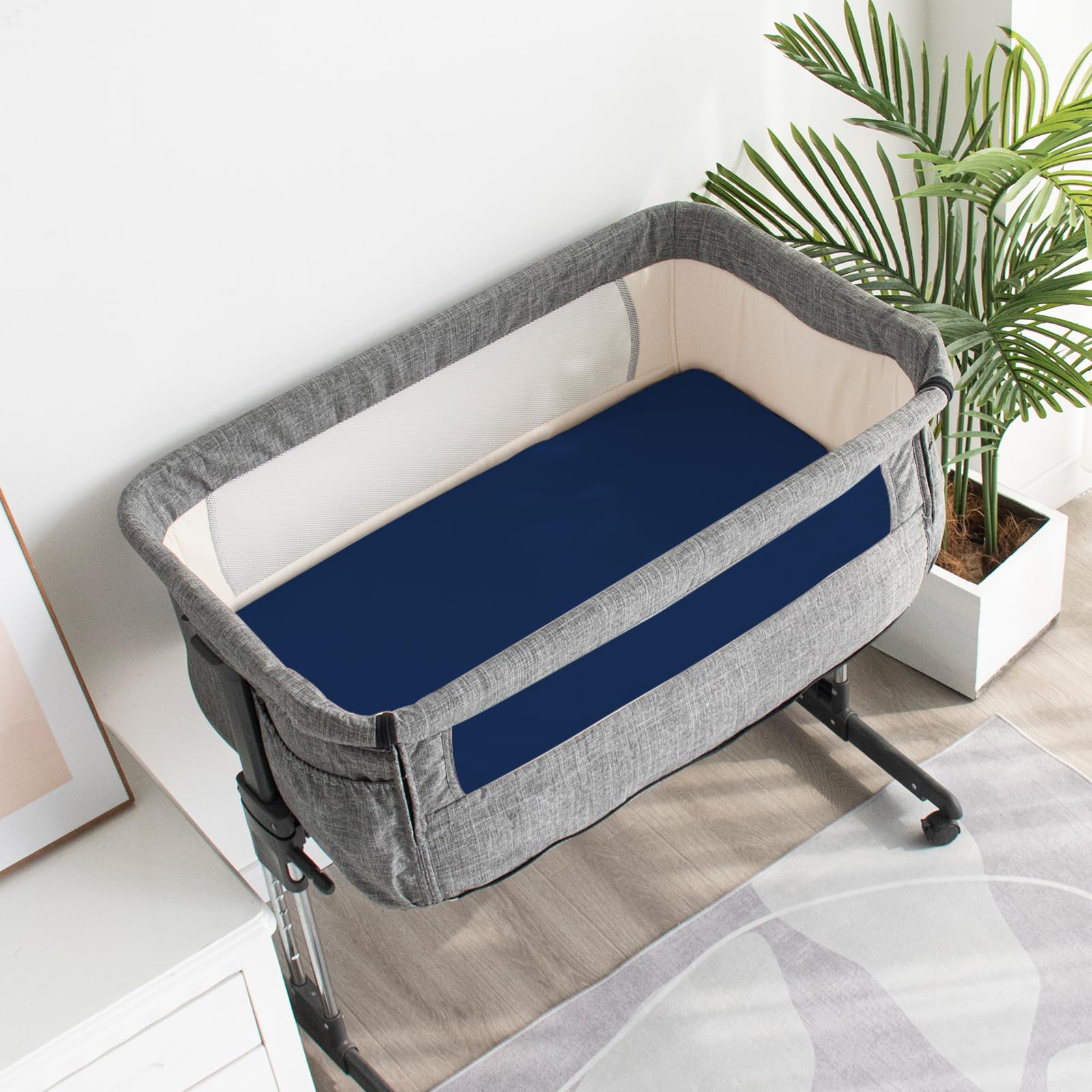2 Pack Twin Mattress Protector Waterproof, Noiseless & Soft Coverage Mattress Fitted Sheet Twin with Deep Pocket up to 14", Super Breathable & Easy Wash Twin Size Mattress Protector