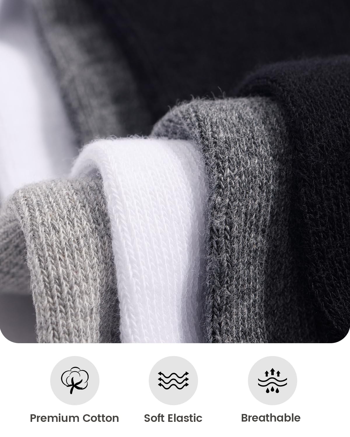 IDEGG No Show Socks Women 10 Pairs Low Cut Anti-Slid Novelty Athletic Casual Invisible Liner Socks