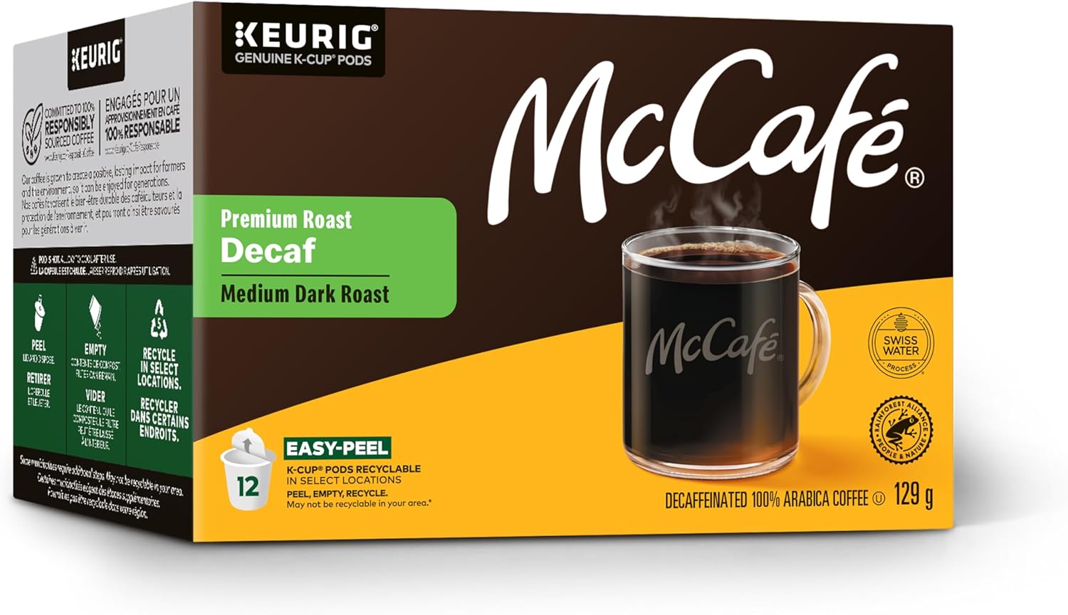McCafe Premium Medium Dark Roast K-Cup Coffee Pods, 48 Count, For Keurig Coffee Makers