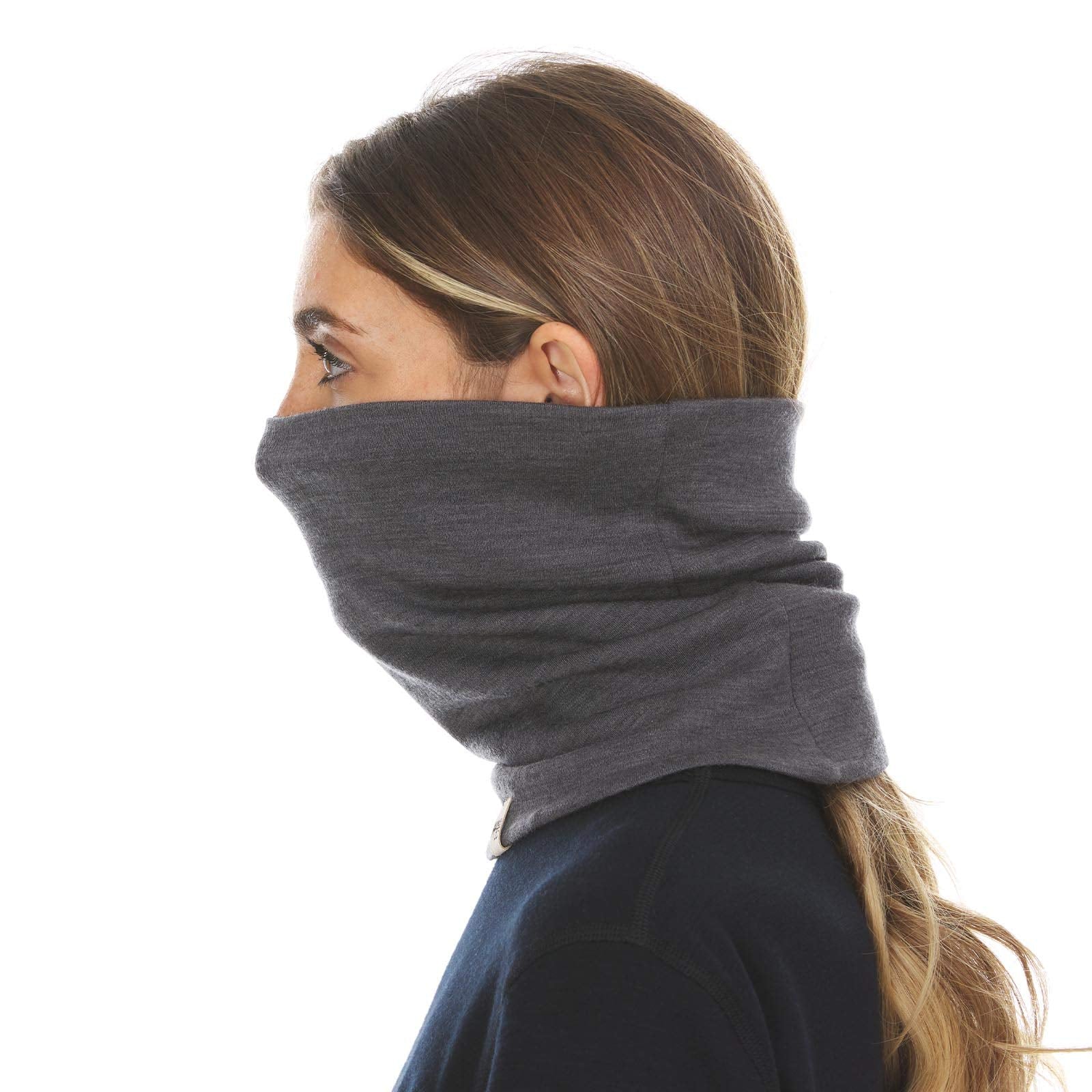 100% Merino Wool - Midweight Neck Gaiter - Skiing Neck Warmer - Winter Face Mask - Multipurpose Headwear