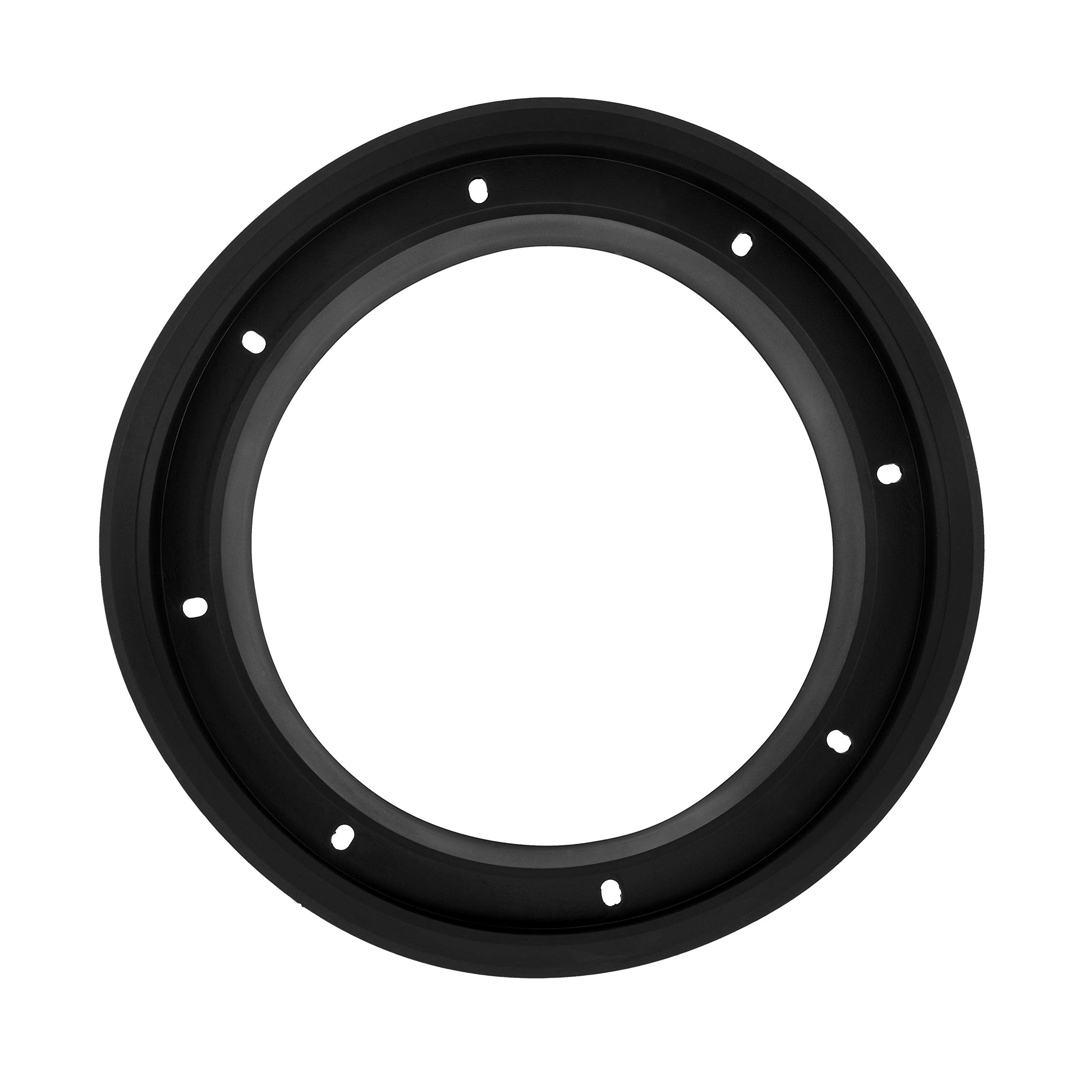 NVX XBAF525 2 Piece Universal 5.25” Silicone Rubber Speaker Baffles with Self Adhesive Foam Base Pad