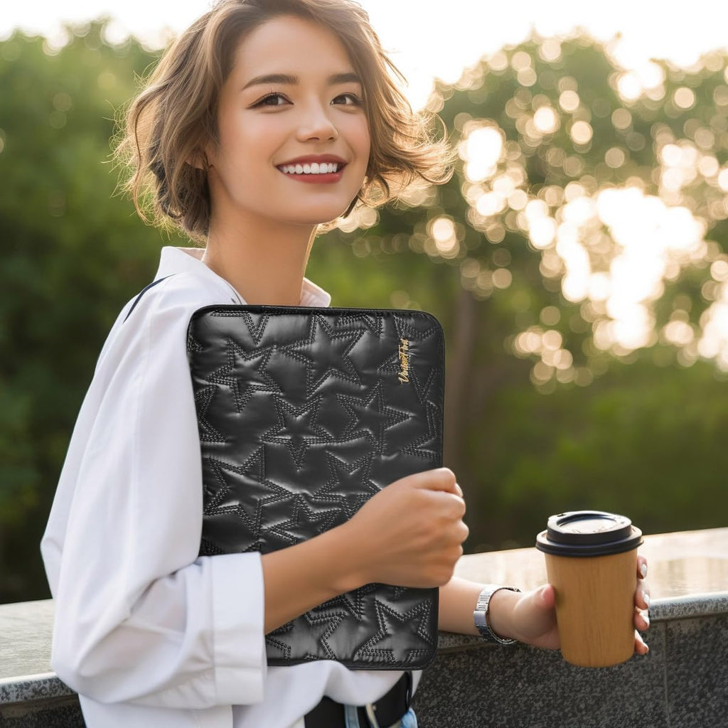 13 inch Laptop Sleeve Case for 13" MacBook Air M5/M4/M3, 13" MacBook Neo/Pro, 13" Latitude 5350/7320/7350, 13.4" Dell XPS 13, 13" ThinkPad X13 Gen / L13 Gen 5, HP Laptop Bag Cover, Black