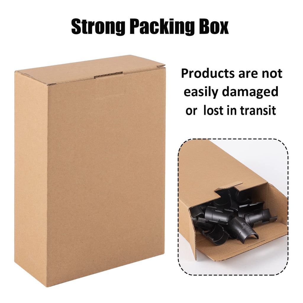 8 Wire Shelving Shelf Lock Clips for 1" Post - 4 Pairs of Shelving Sleeves Replacements for Wire Shelving System Plastic Accessories Parts