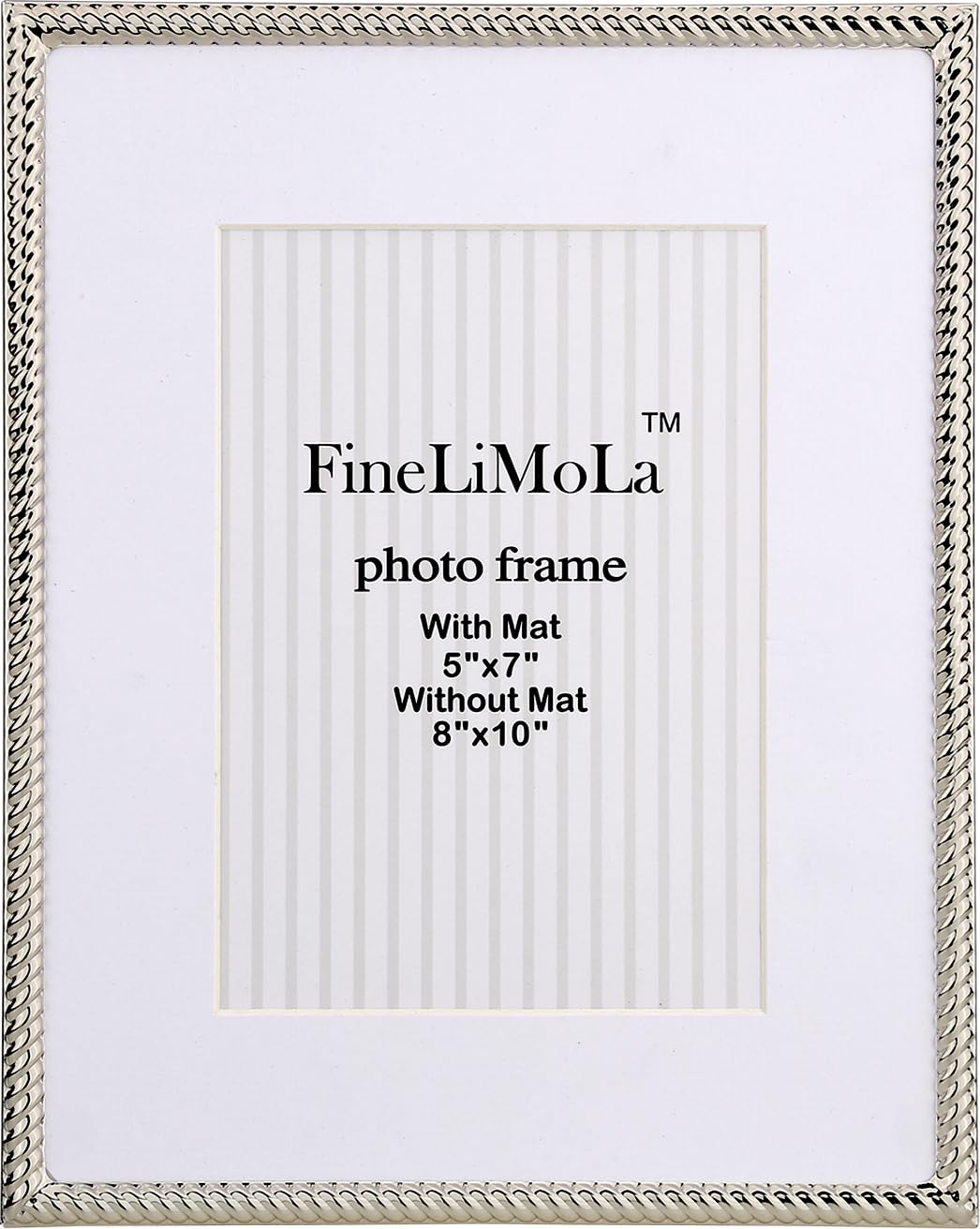4x4 Gold Rope Design Metal Picture Frame With Mat for 3x3'', Premium Velvet Backing Real Glass Front Desktop & Wall Display Elegant Home Decor