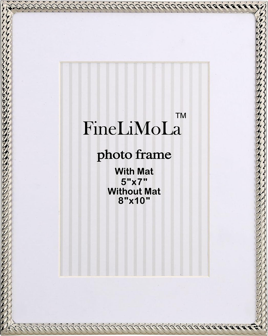 4x4 Gold Rope Design Metal Picture Frame With Mat for 3x3'', Premium Velvet Backing Real Glass Front Desktop & Wall Display Elegant Home Decor