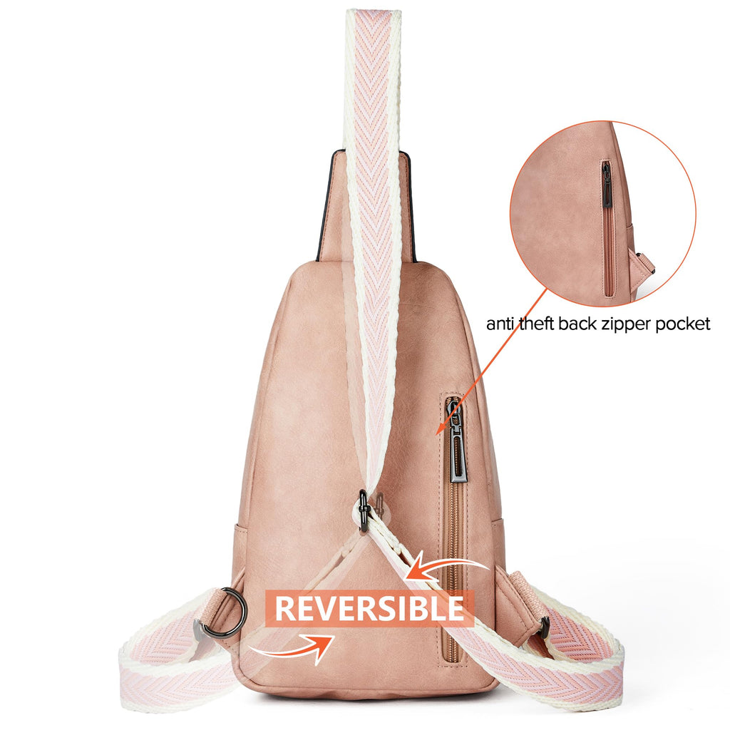 Sling Bag Crossbody Bags for Women Small Cross Body Bag Fanny Packs Chest Sling Purse for Daily Travel Leisure Sport