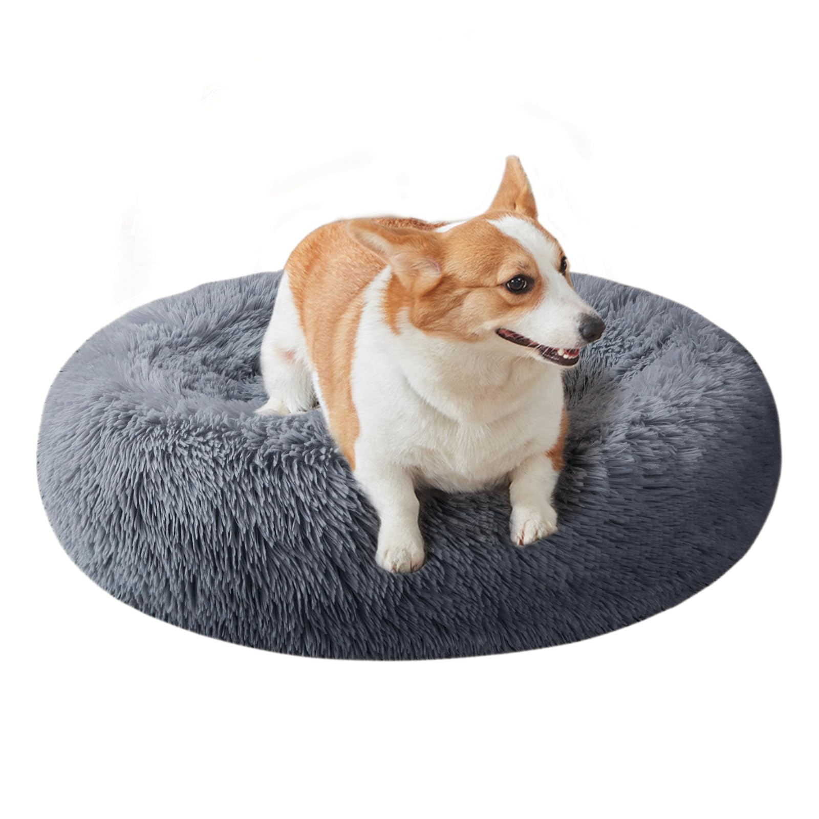 Nisrada Cat Beds for Indoor Cats,15.7 Inch Small Cats Beds, Washable-Round Pet Bed for Puppy and Kitten with Slip-Resistant Bottom