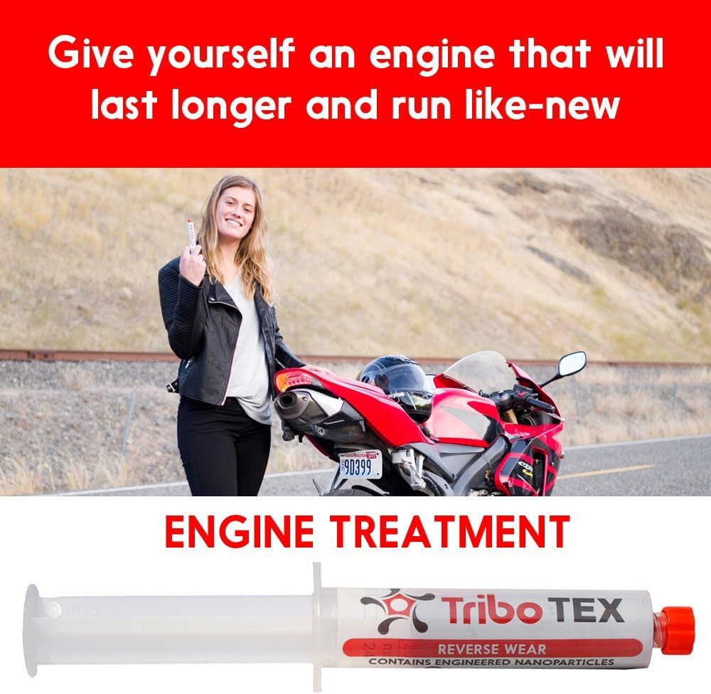 TriboTEX Nano Oil Additive Car Engine Treatment: Add to Engine Lube - Makes High Mileage Cars Like New with a Synthetic Material (Treats One Regular Truck, Tractor or Small Diesel)