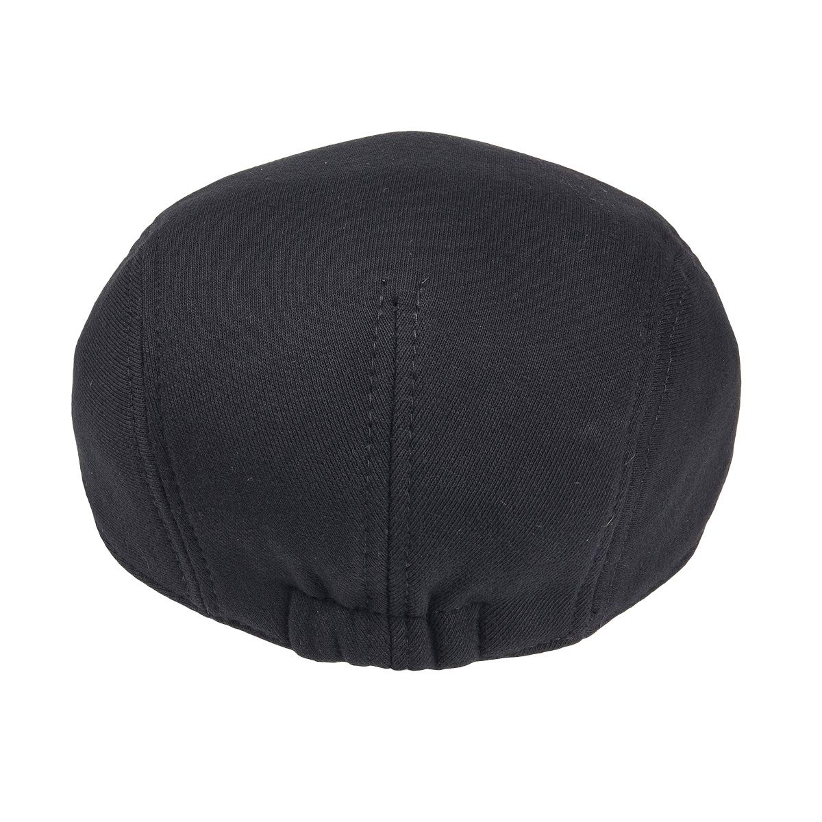 FEINION Men Cotton Newsboy Cap Soft Fit Cabbie Hat