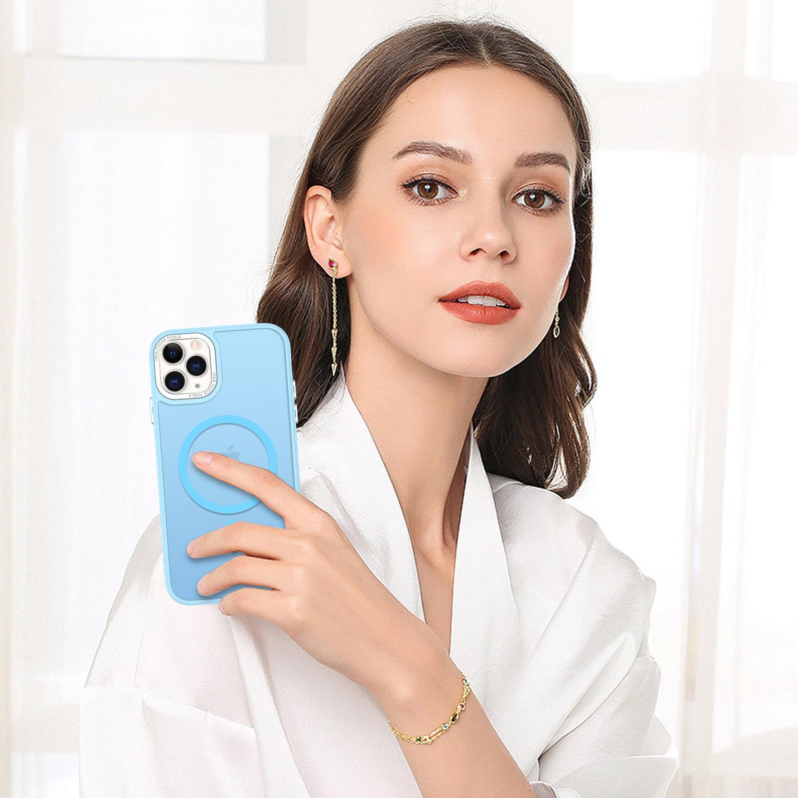 BENTOBEN for iPhone 11 Pro Case 2019 [Compatible with Magsafe] Translucent Matte Magnetic Phone Case iPhone 11 Pro 5.8" Slim Thin Shockproof Bumper Women Men Protective Cases Cover, Black