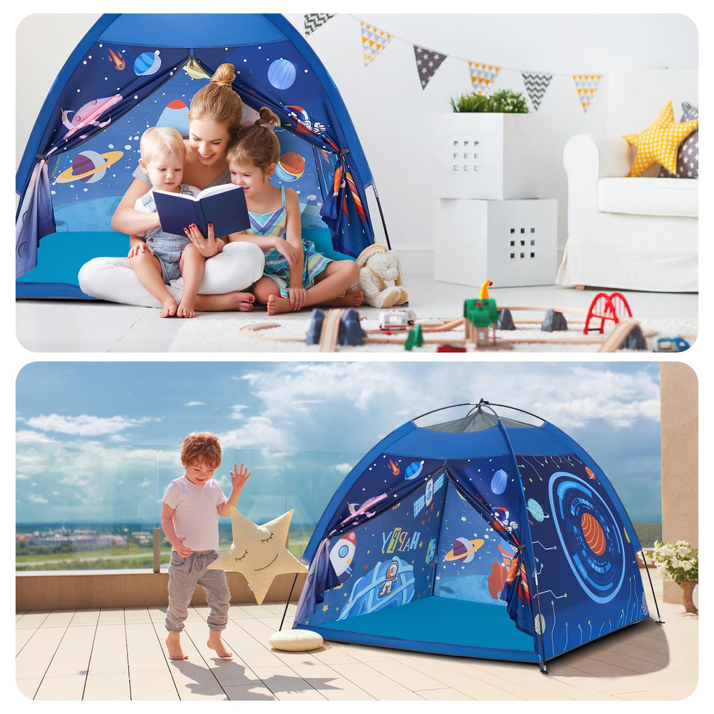 Mnagant Kids' Alpaca Tent - Fun Pop-Up Playhouse for Boys and Girls - Easy Setup, Indoor/Outdoor Adventure Tent - 47" x 47" x 43"