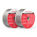 YESWELDER Flux Core Gasless MIG Wire, E71T-GS Mild Carbon Steel .030-Inch Diameter 2-Pound, Strong ABS Plastic Spool Welding Wire (2 Packs)