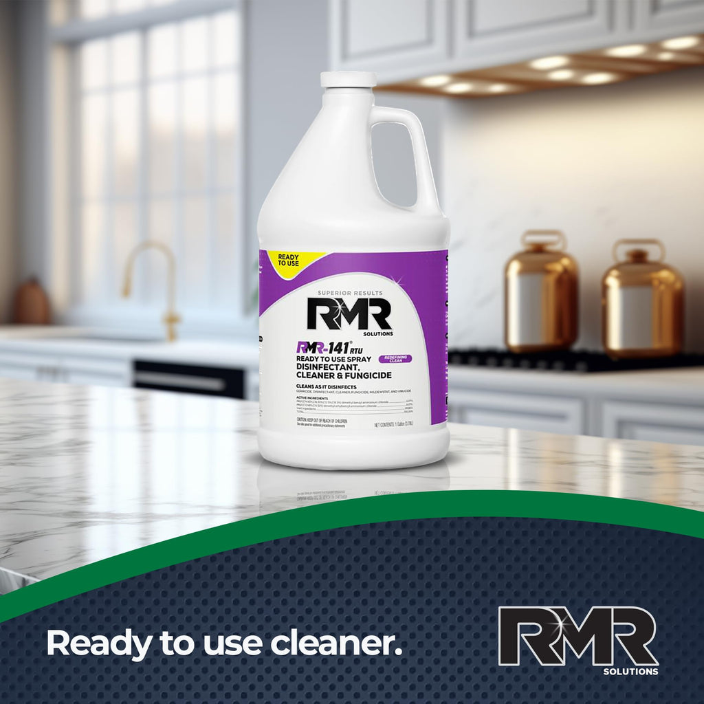 RMR-141 EPA Registered Mold and Mildew Killer, Eliminates Odors, Removes Mold, Mildew, Bacteria, and Viruses, 32-Ounce Bottle