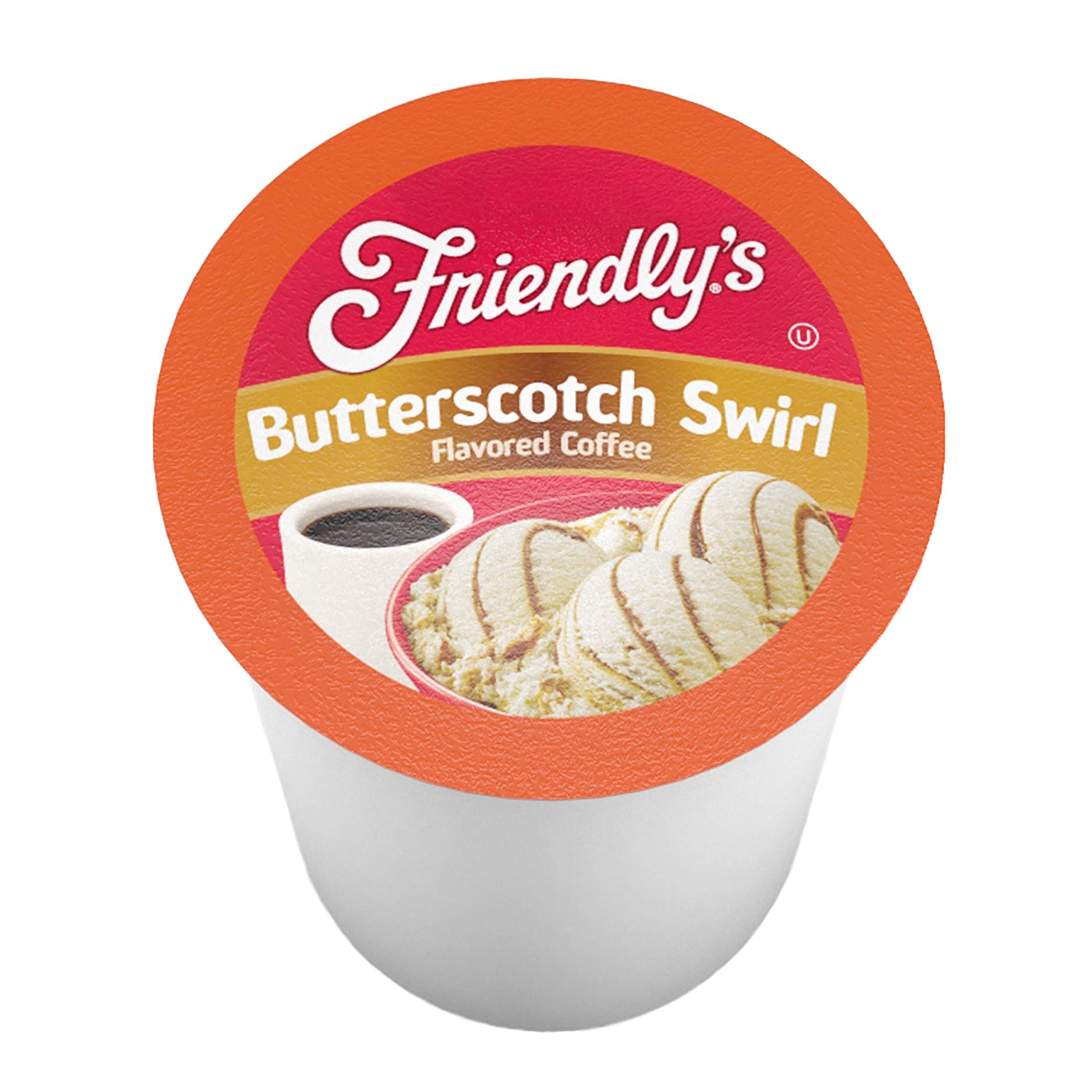 Friendly's Coffee Pods Assorted Flavored Ice Cream Variety Pack Compatible with Keurig K Cup Brewers, Assorted Variety Pack, 40 Count (Pack of 1)