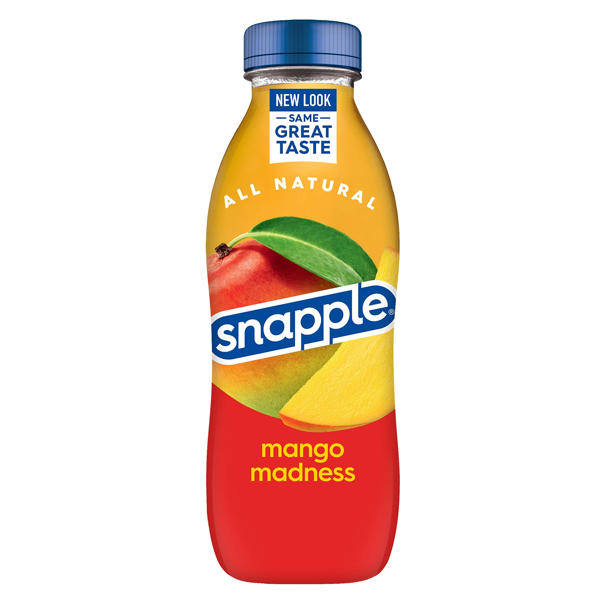 Snapple Apple Juice Drink, 16 fl oz recycled plastic bottle, 6 pack