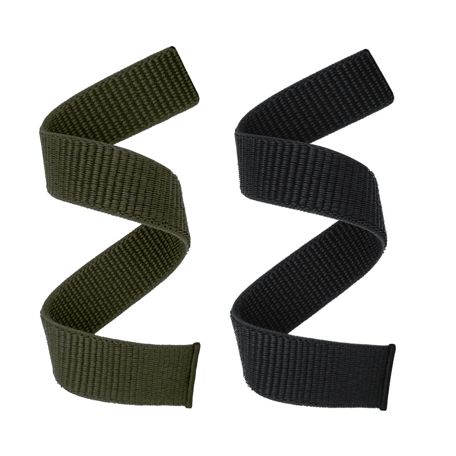 Abanen Hook and Loop Quick Dry Watch Band for Fenix 8 47mm/ epix Pro 47mm / Fenix 7/6/5, 22mm Woven Nylon Ultralight Sport Wristband Strap for Garmin Instinct 2, Instinct 3 45mm