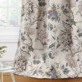 H.VERSAILTEX Blackout Curtains 63 Inch Length 2 Panels Set Floral Print Curtain Drapes for Living Room Thermal Insulated Grommet Window Curtains for Bedroom - Traditional Floral in Antique Green