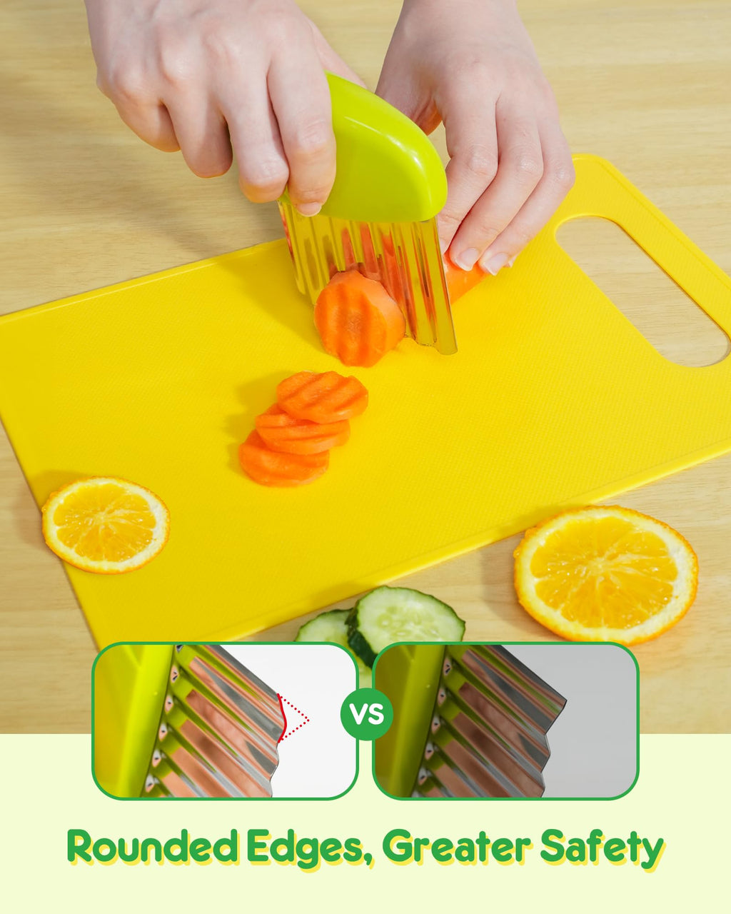 Kids Knife Set, 5 Pcs Montessori Kitchen Tools for Toddlers' Real Cooking for 3+, BPA Free Kids Safe Kitchen Cooking and Baking Set with Peeler, Cutting Board for Sandwich Bread Vegetable Fruit Gift