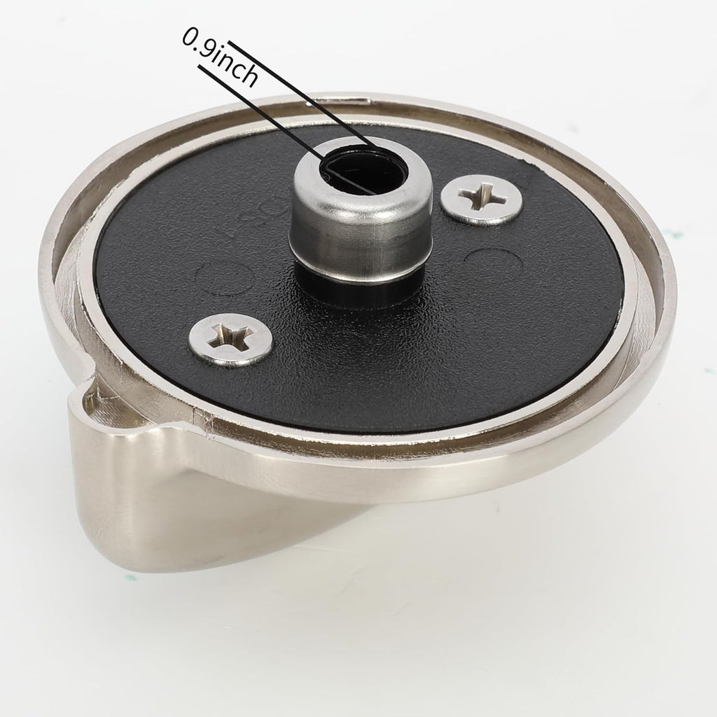 5 Packs WB03K10303 Profile Stove Cooktop Oven Rang Knob Replacements for GE,Stove knob Part WB03K10208,AP4980246, 1810427, AH3486484