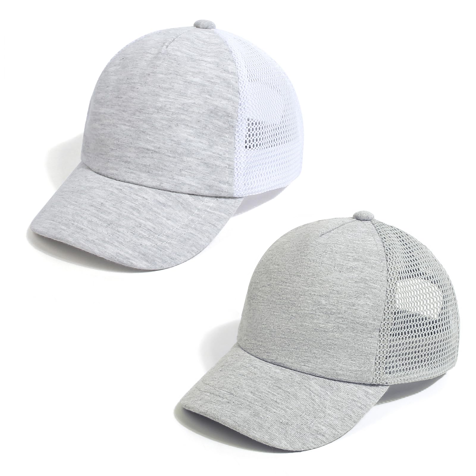 Duoyeree Toddler Baseball Cap Baby Cap Sun hat Print Dinosaur Pattern and Solid Color hat Kids boy Girl Age 0-8t