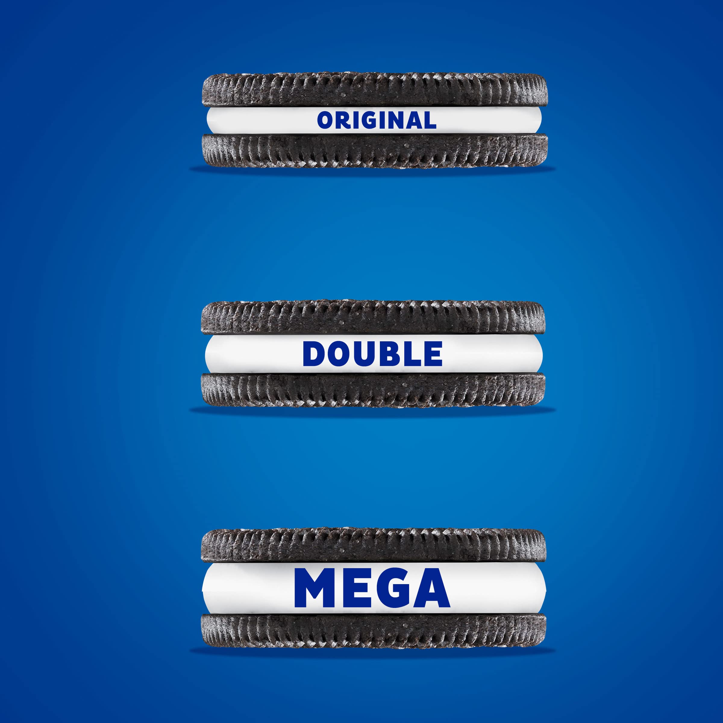 OREO Double Stuf Golden Sandwich Cookies, Family Size, 20 oz