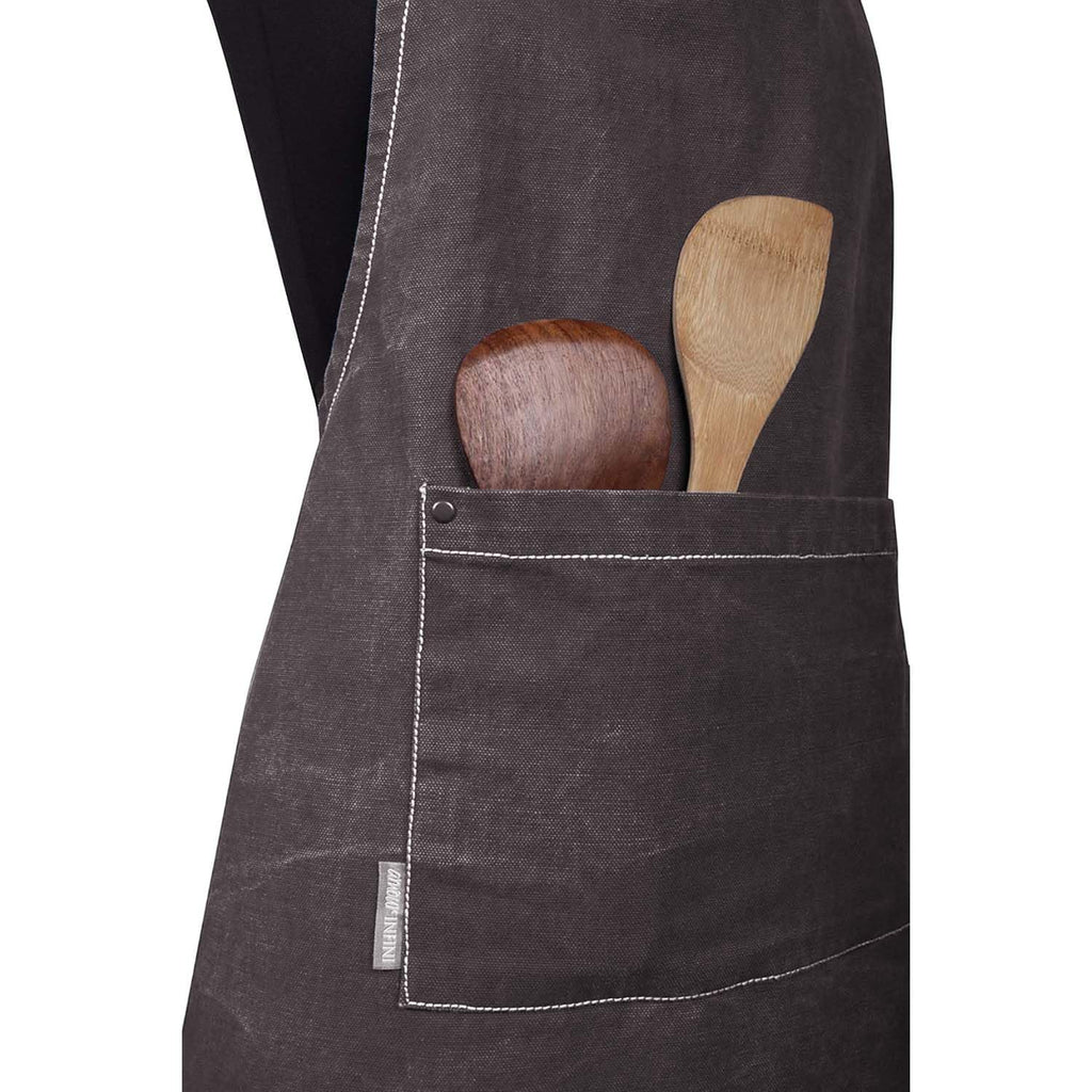 AMOUR INFINI Cotton Aprons for Women with Pocket, Adjustable Strap & Waist Ties - Washable Aprons for Baking, Cooking, Gardening (27.5 x 33 Inches - Blooming Floral)