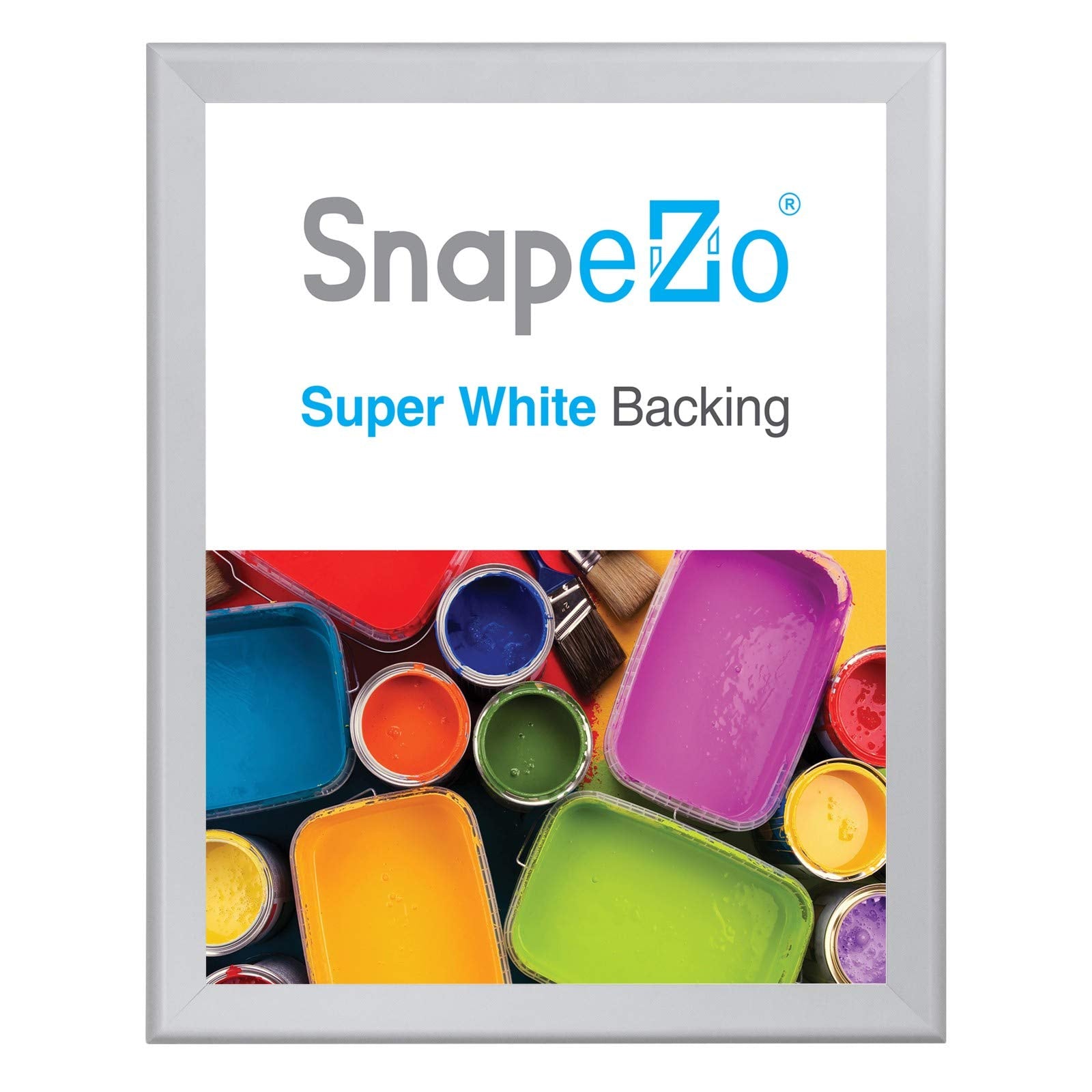 SnapeZo Movie Poster Frame 27x40 Inches, Black 1.7 Inch Aluminum Profile, Front-Loading Snap Frame, Wall Mounting, Wide Series for One Sheet Movie Posters