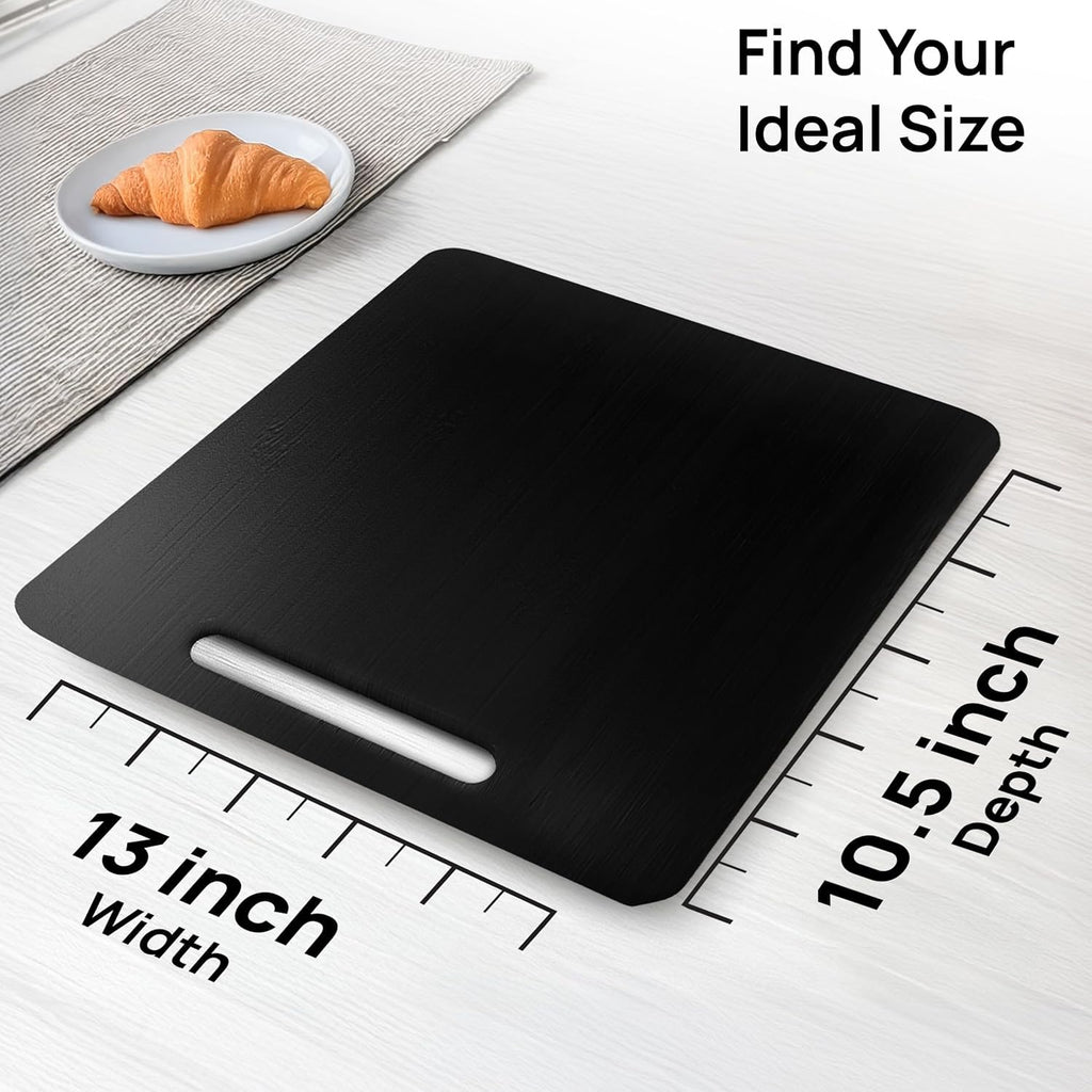 Ibyx Premium Bamboo Mixer Slider for KitchenAid 4.5-5 Qt Tilt-Head Stand Mixer - Food-Grade Appliance Slider Mat for Kitchen Countertop Storage Accessories (Black)