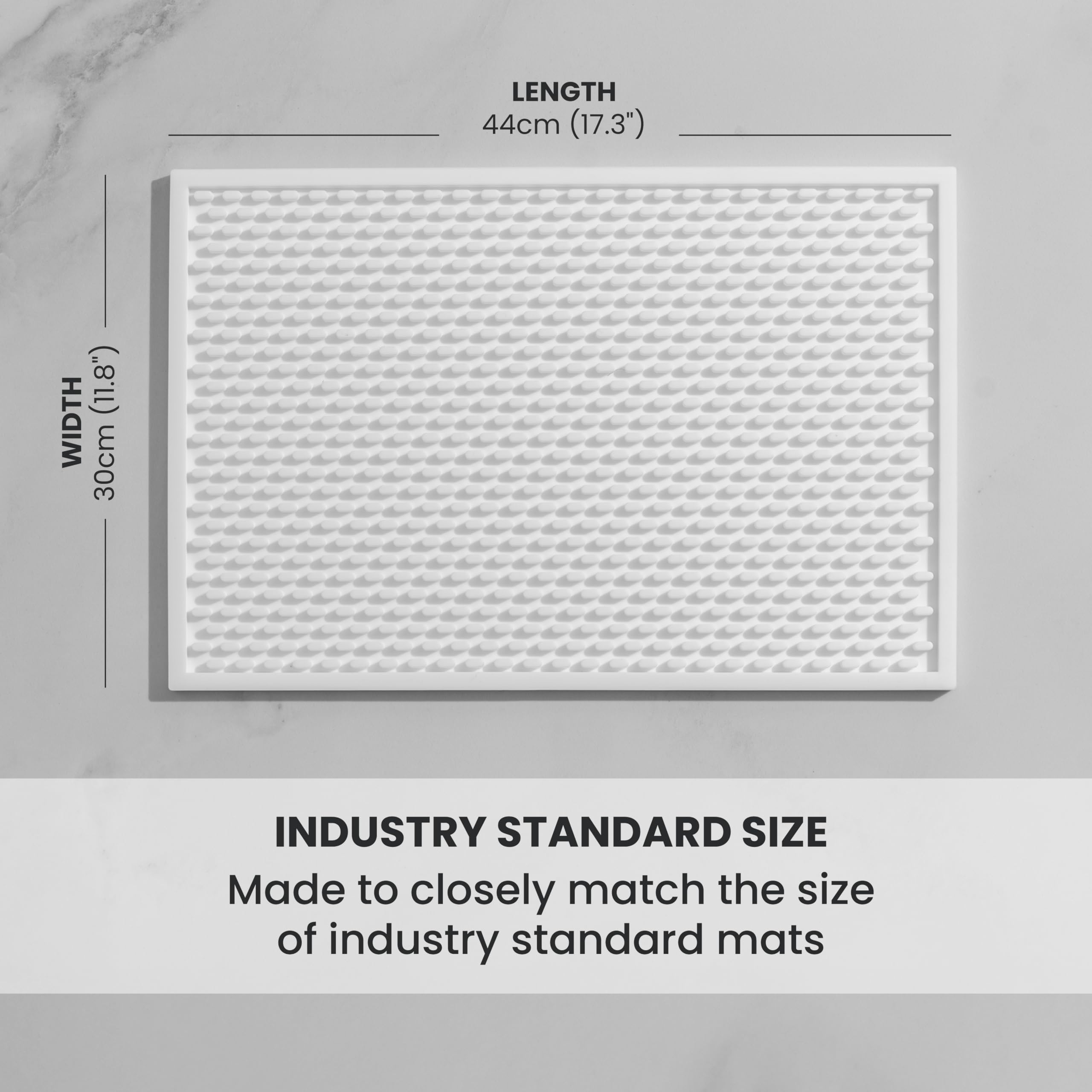 Premium A Bar Above Heavy Duty Bar Mat, Food Safe Silicone Mat, Mats for Bartending and Coffee, Commercial Strength Bartender Accessories, Dish Drying Mats for Kitchen Counter, Barista Accessories