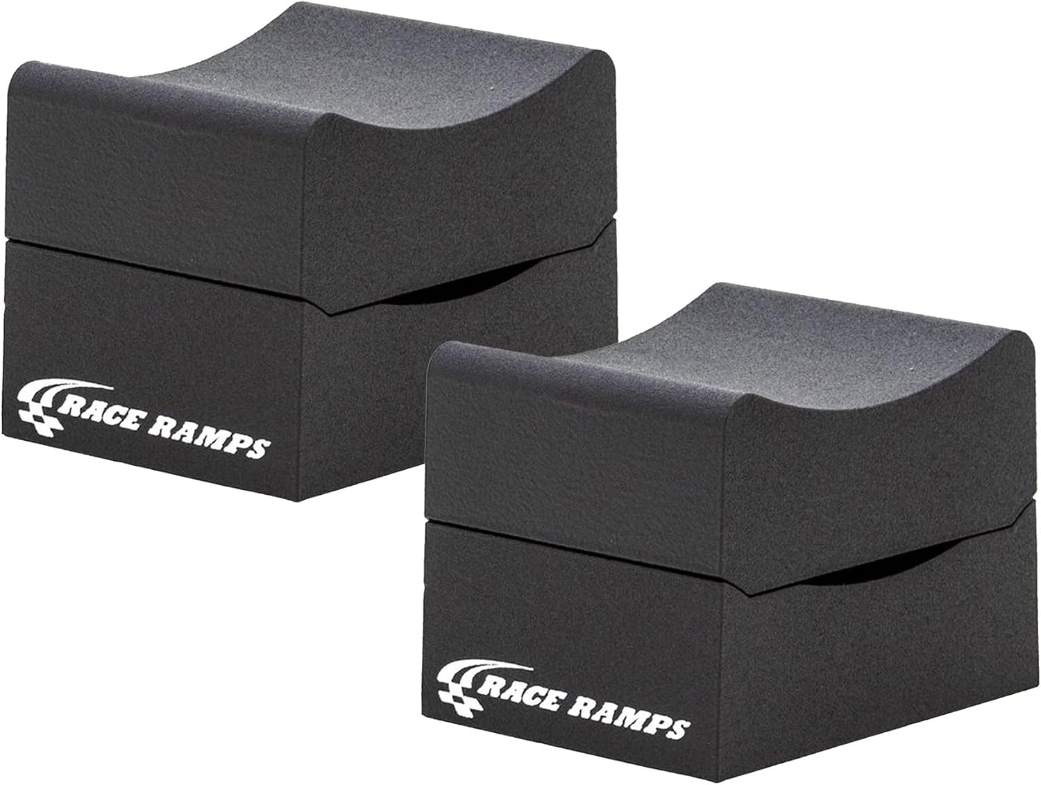 Race Ramps 2-Pack RR-WC-10-2 Car Wheel Cribs, Lightweight & Non-Scratch for Maintenance & Display, 10" - Portable Automotive Platform Riser for Oil Changes and Garage Use