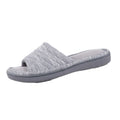 Isotoner Women's Premium Knit Slide Slippers - Moisture-Wicking Lining, Rubber Indoor/Outdoor Sole - Machine Washable House Shoes