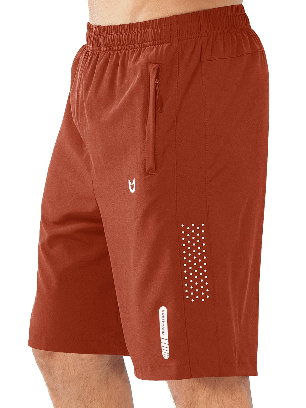 NORTHYARD Men's Athletic Running Shorts Gym Workout 7"/9"/5" Quick Dry Lightweight Sports Basketball Tennis 3 Zipper Pockets
