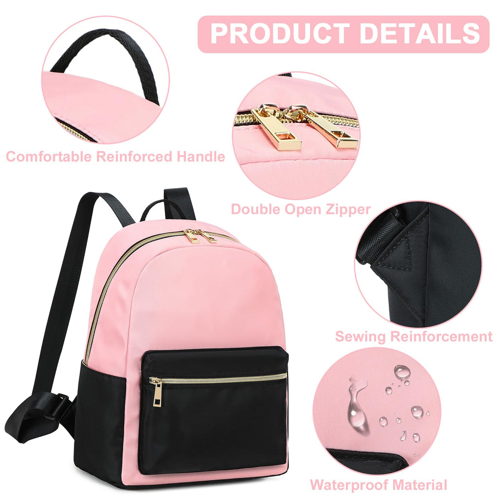 BTOOP Mini Backpack Women Girls Water-resistant Small Backpack Purse Shoulder Bag for Womens Adult Kids School Travel