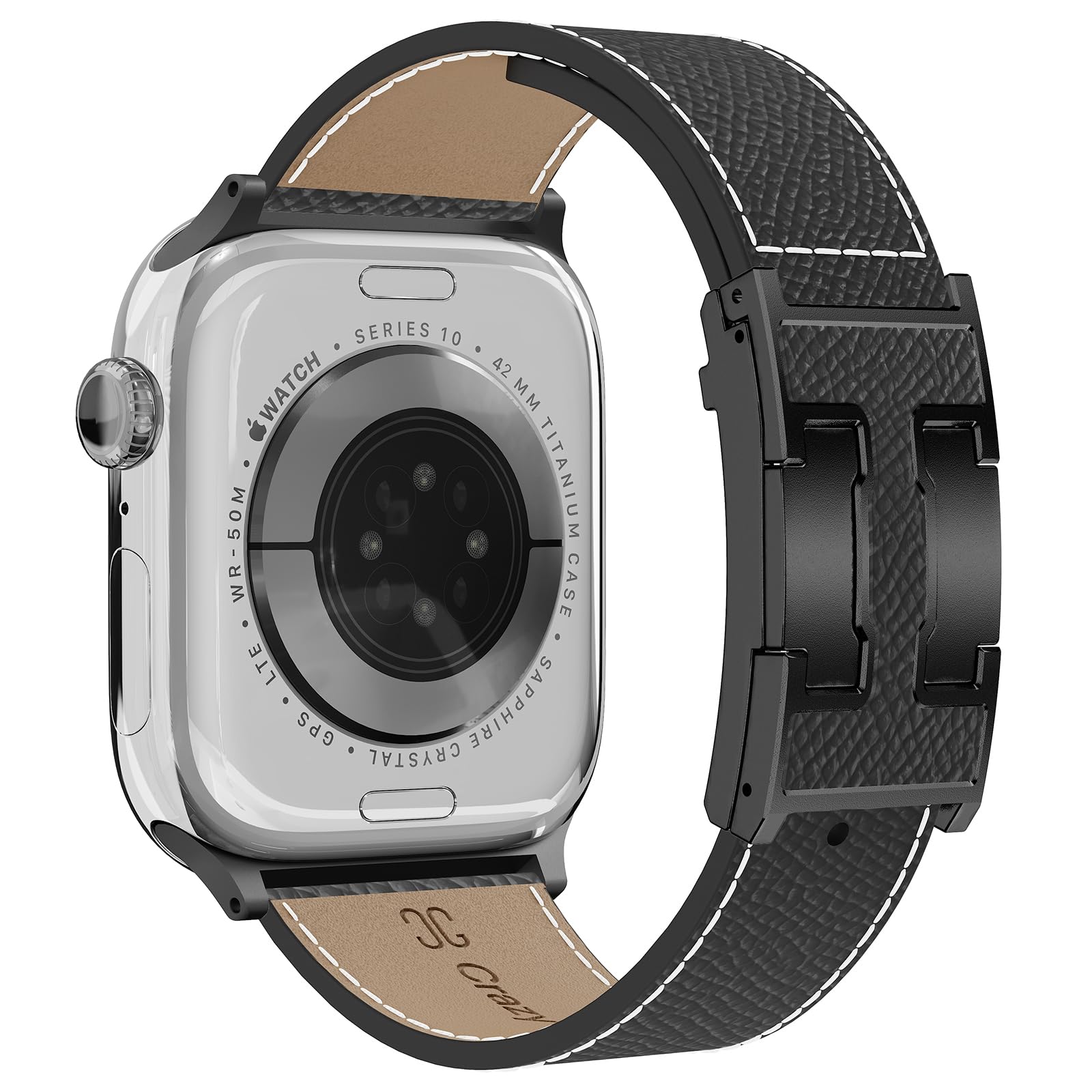 Designer Leather Band Compatible with Apple Watch 49mm46mm45mm44mm42mm41mm 40mm38mm for Women,Magnetic Buckle Replacement Strap for iWatch Ultra 3/2 /1 SE 3/2/1 Series 11/10/9/8/7/6/5/4/3/2/1