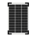 5W Solar Panel High Efficiency 12V Portable Solar Chargerfor Small Devices Monocrystalline Photovoltaic Module LED Lights, Power Banks, and 12V Batteries, Ideal for Outdoor Use