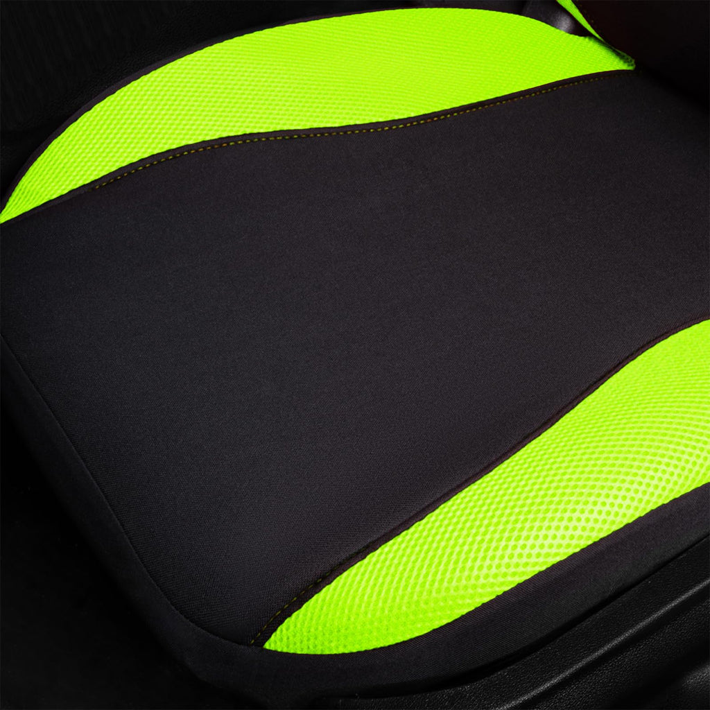 Flying Banner Butterfly car seat Covers ful Set Fashion Universal Lady Woman Female Rear Bench Split Colorized (2 Fronts, Mint Blue)