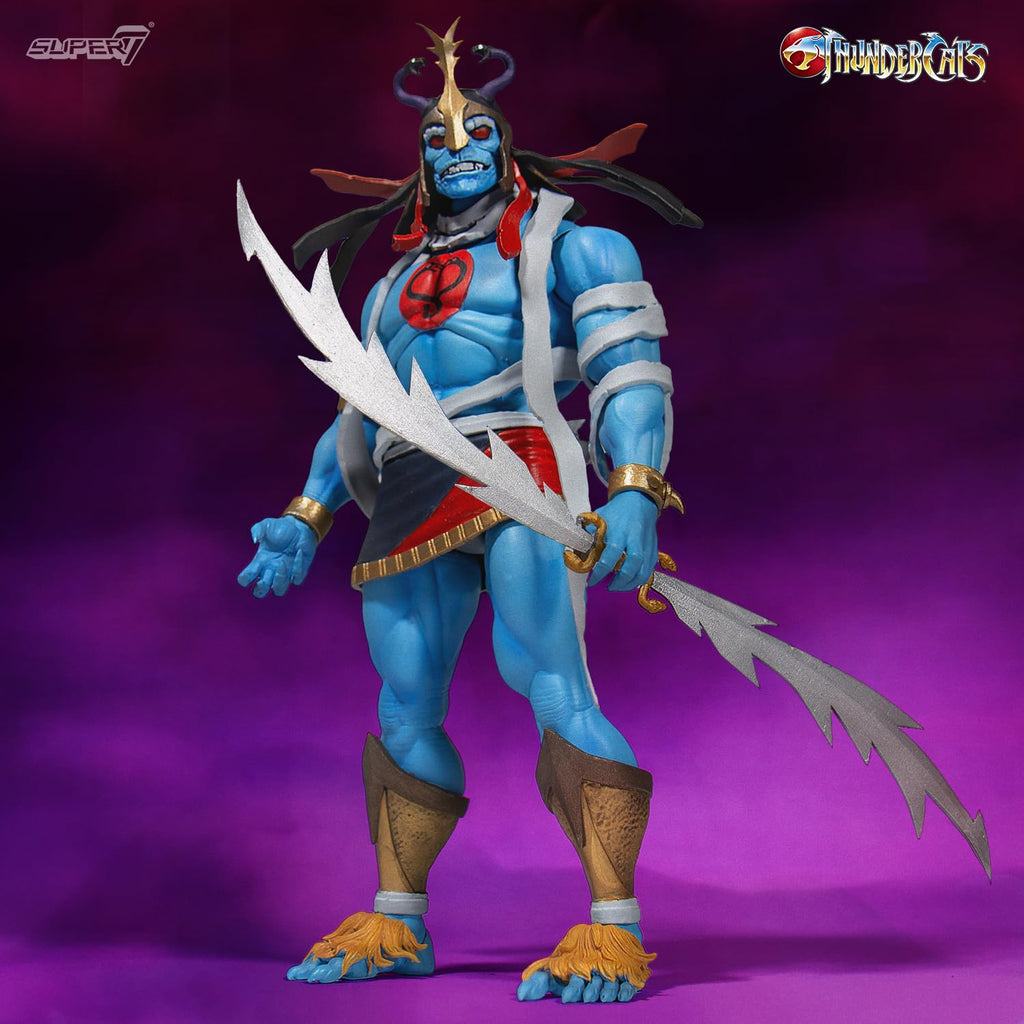 Super7 ULTIMATES! Thundercats Ghost Jaga - 7" Thundercats Action Figure with Accessories - Classic Cartoon Collectibles and Retro Toys