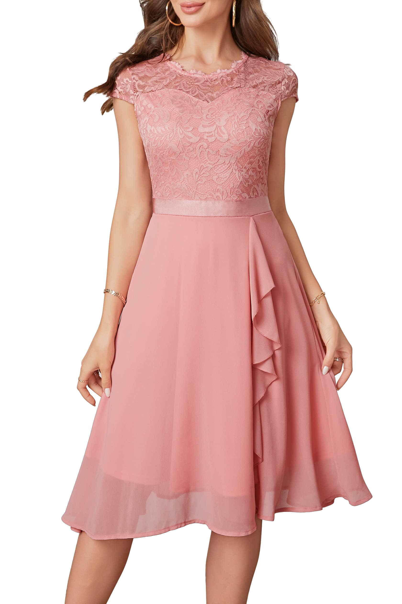 Women's Cocktail Dresses for Women Evening Party, Tea Party Dress for Women 2025 Wedding Guest Dress Prom Semi Formal Dress