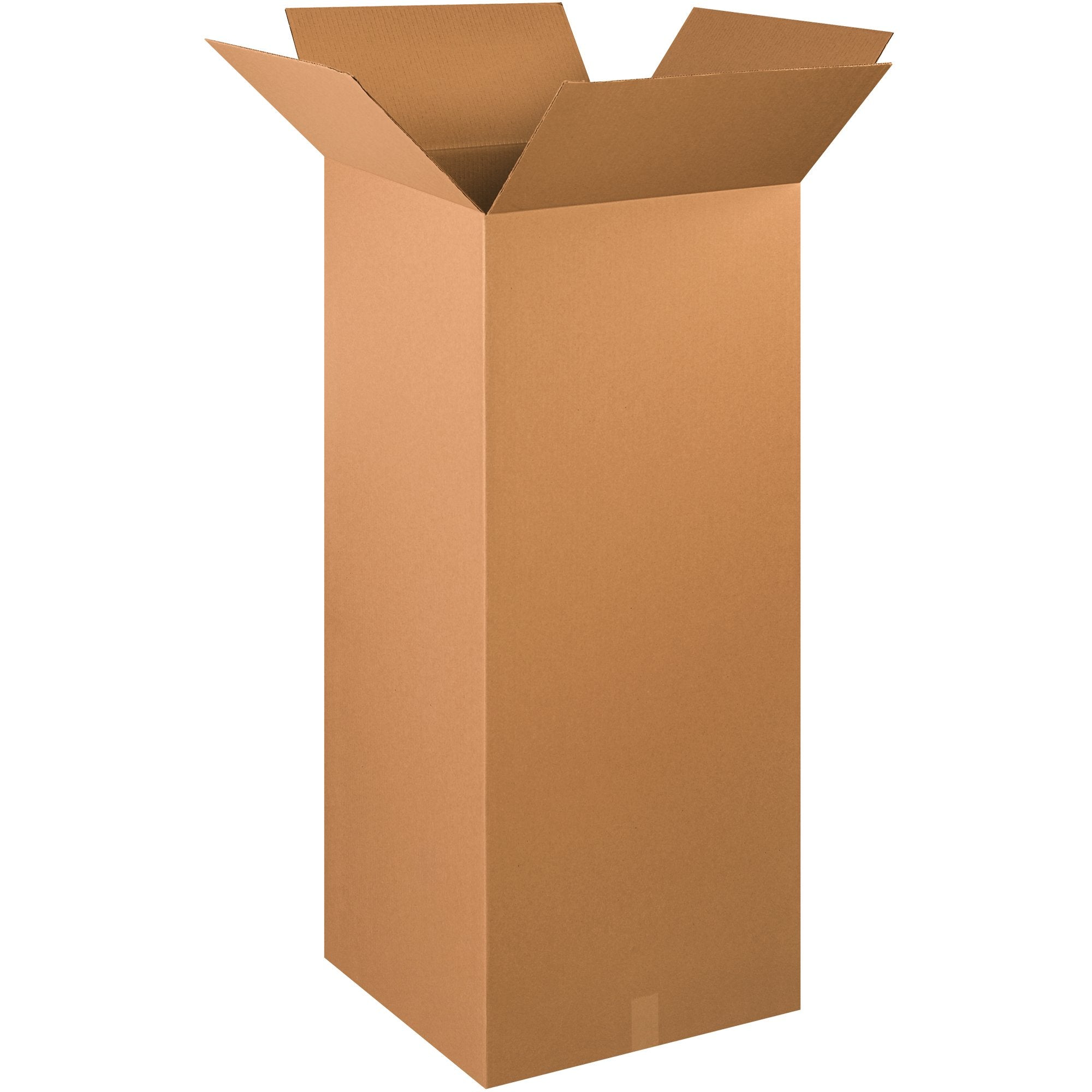 BOX USA 4x4x40 Tall Corrugated Boxes, Tall, 4L x 4W x 40H, Pack of 25 | Shipping, Packaging, Moving, Storage Box for Home or Business, Strong Wholesale Bulk Boxes