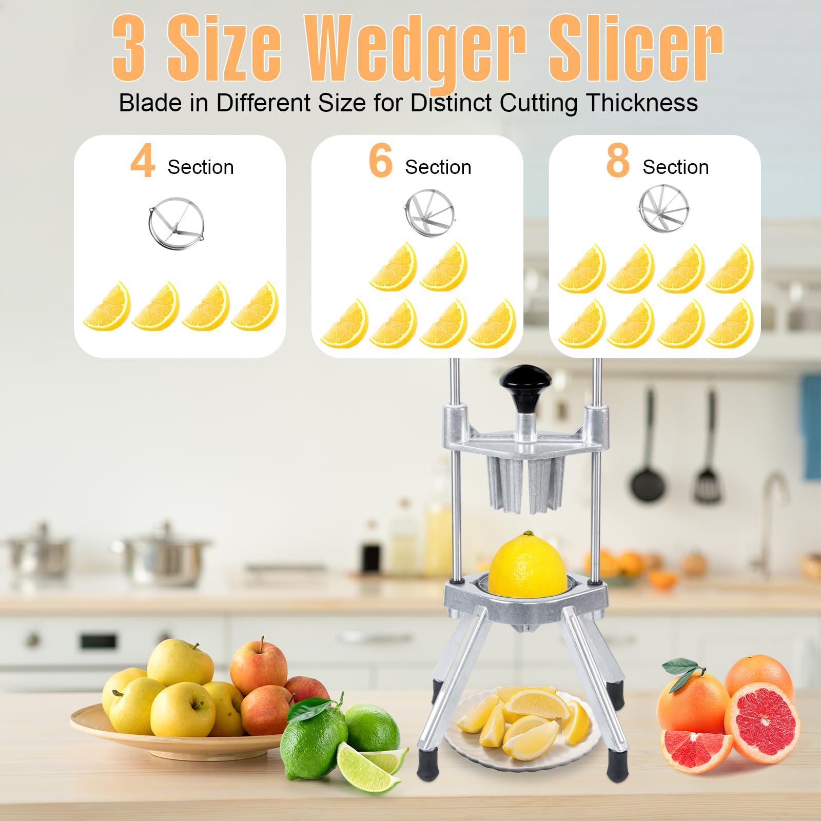 1/2" Vegetable Chopper Blade Replacement, Food-Grade 304 Stainless Steel Dicer Blade for Commercial Vegetable Chopper, Sharp & Durable French Fry Cutter Blade, Easy Clean, Fits Most Chopper Models