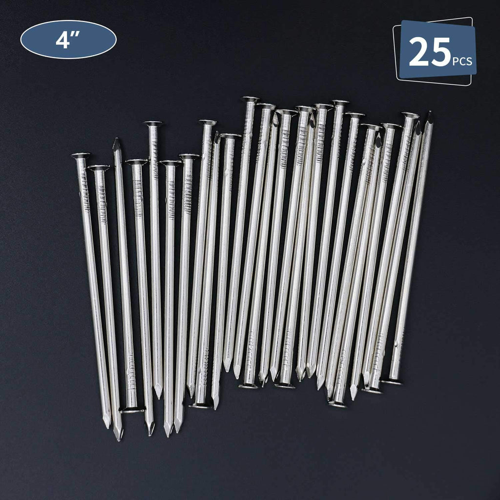 240pcs Gold Hardware Nails, 1-1/2” × 14 Ga Brass Plated Wood Nails, Nails for Hanging Wall Decor, Finishing Nails, Picture Hanging Nails, Wall Nails, Roofing Nails