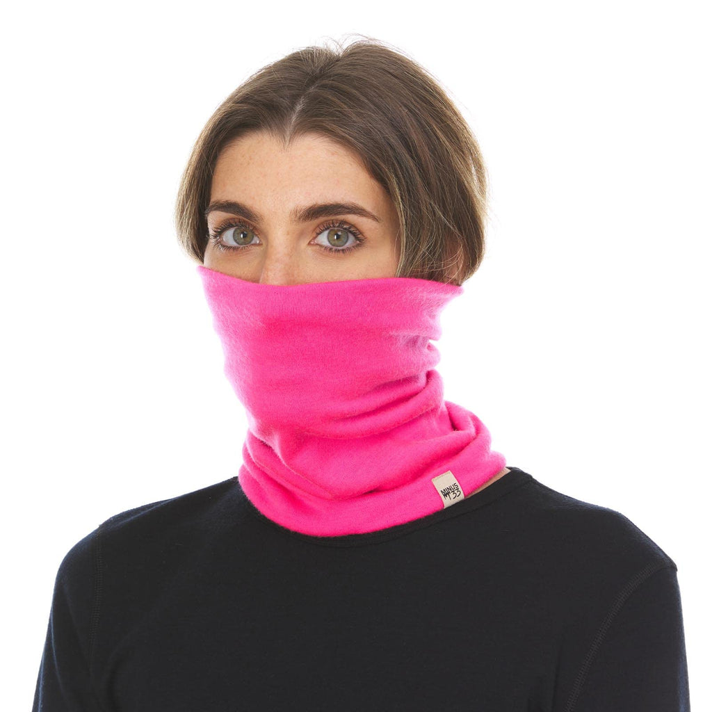 100% Merino Wool - Midweight Neck Gaiter - Skiing Neck Warmer - Winter Face Mask - Multipurpose Headwear