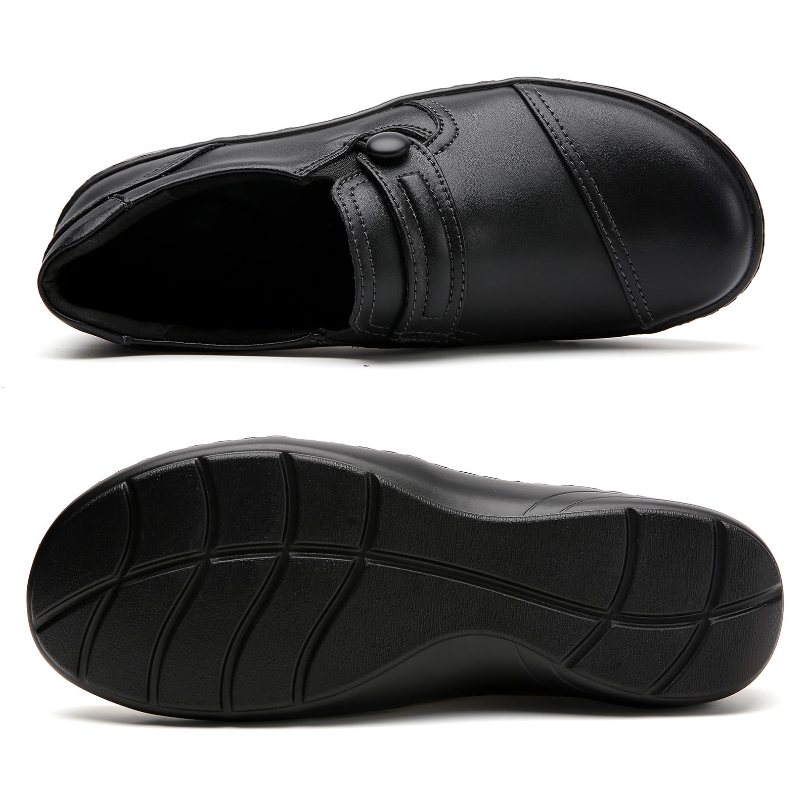 QAE Loafers for Women Orthopedic Loafers for Women Comfortable Women's Flat Slip-Ons Shoes for Dress Work Business Casual