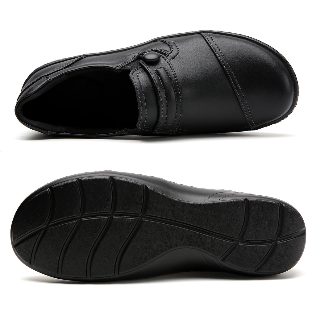 QAE Loafers for Women Orthopedic Loafers for Women Comfortable Women's Flat Slip-Ons Shoes for Dress Work Business Casual
