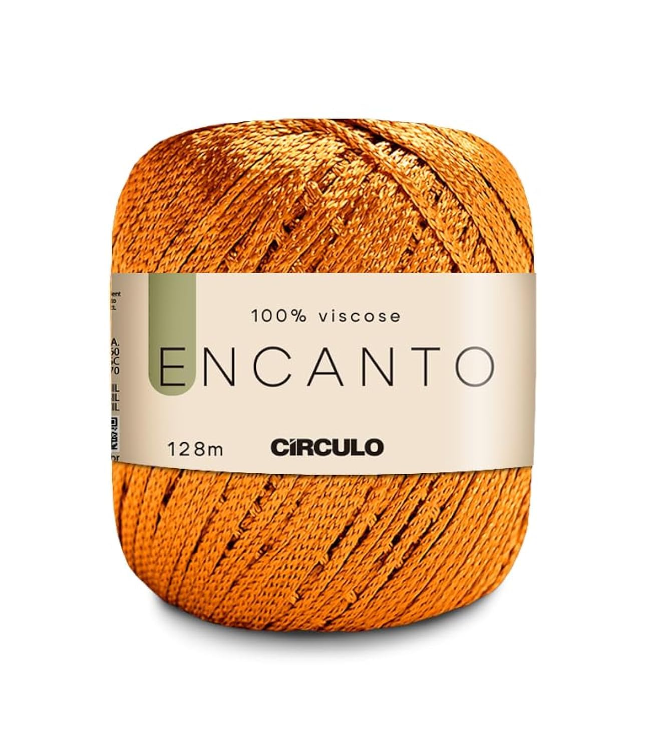 CIRCULO Encanto Slim Roll Yarn 100% Viscose - Luxury & Shine - Sport Weight Yarn - 262 yds, 3.52 oz - Color 1289 - Canary